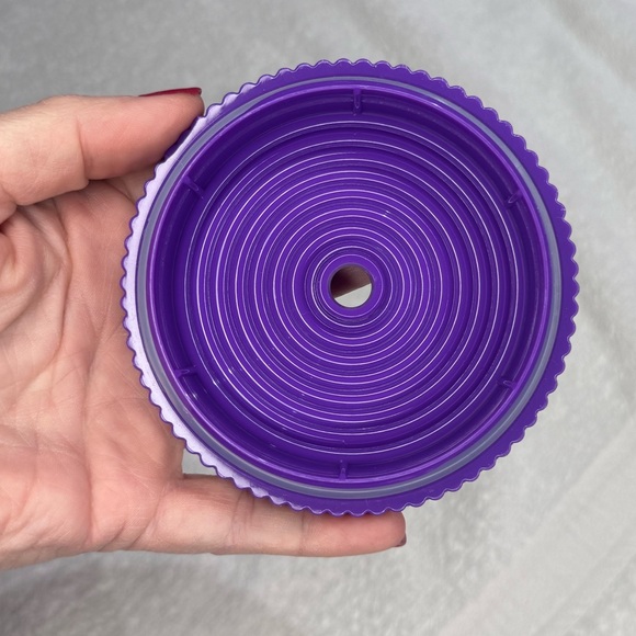 NWT Starbucks Glow-in-the-Dark Purple Tumbler with Green Straw, 24oz - Picture 6 of 10